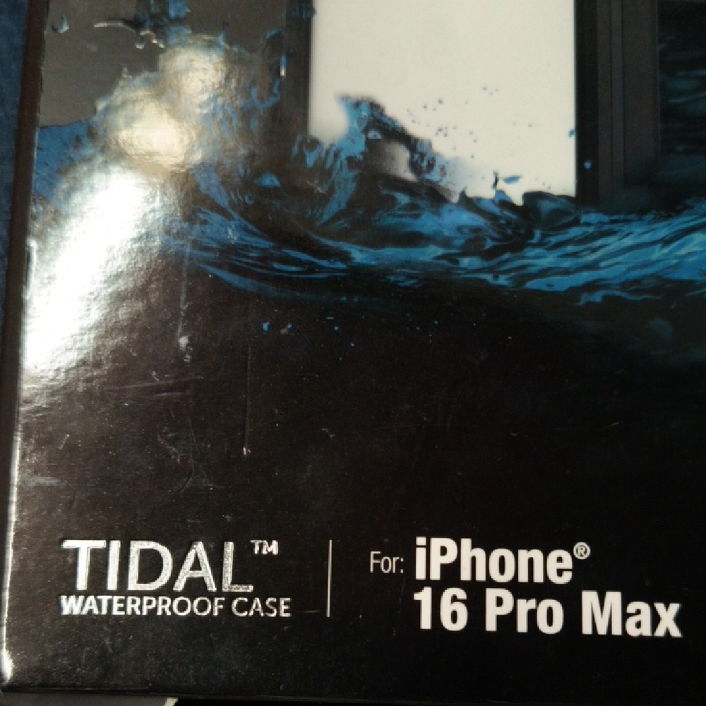 Body Glove Tidal Waterproof Case for iPhone 16 Pro Max - Black and Blue